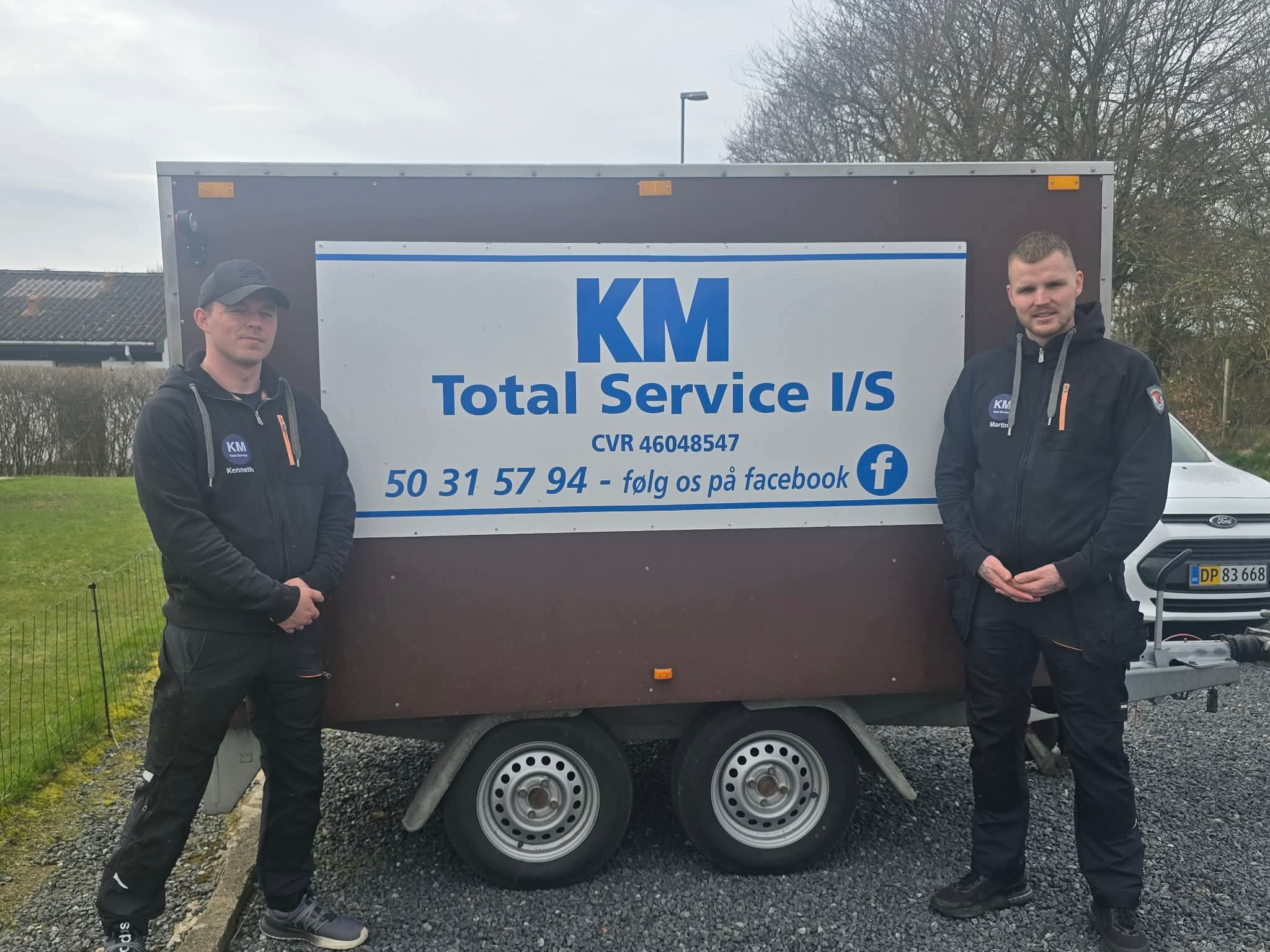Kenneth og Martin fra KM Total Service