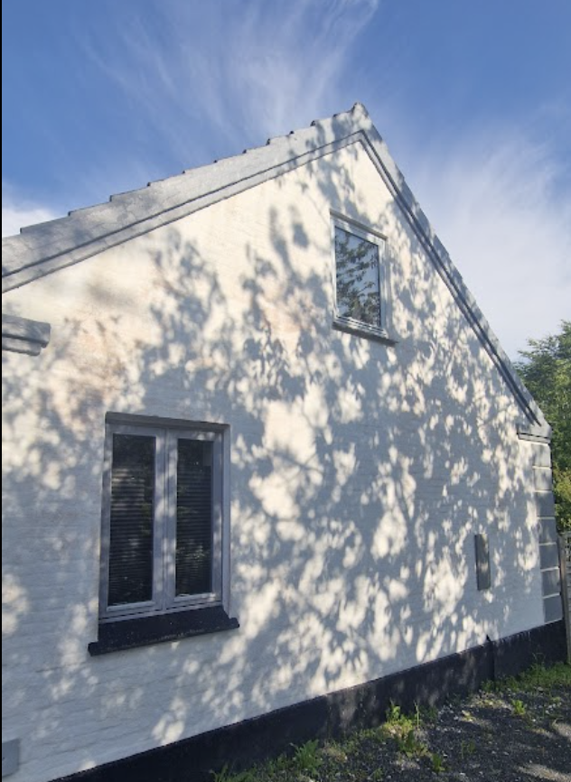 Efter billede af facaderens